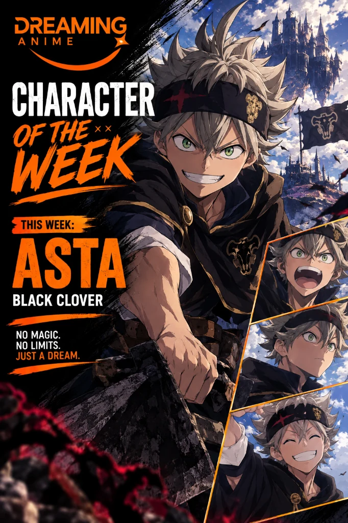 Dreaming Anime Asta profile cover artwork