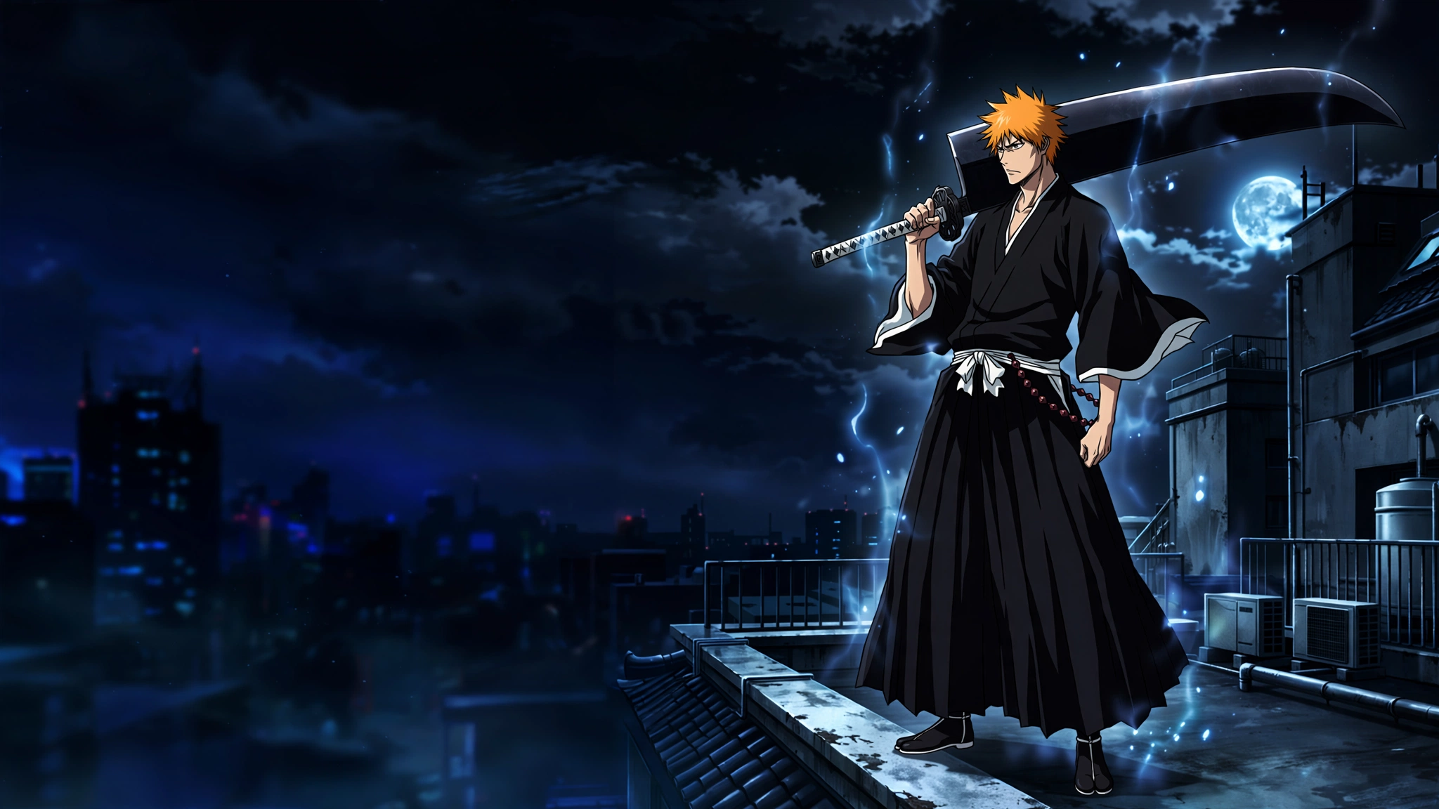 Original Ichigo Kurosaki wide desktop wallpaper