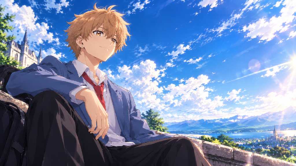 Arata Minami daylight overlook wallpaper